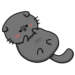 [LINEスタンプ] いじわるな黒い猫