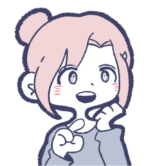 [LINEスタンプ] おだんごガールと貝のバディ