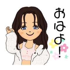 [LINEスタンプ] ポジティブOLの日常生活