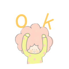 [LINEスタンプ] suyaのアフロちゃんスタンプ縁取りあり