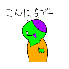 [LINEスタンプ] かんたんゾンビの一日