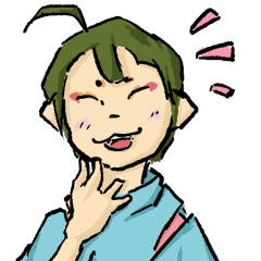 [LINEスタンプ] 狐目の和装少年