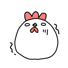 [LINEスタンプ] にわとりチキン#チキンハート