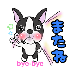 [LINEスタンプ] ボストンテリアのボンド兄さん②