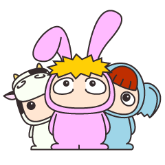 [LINEスタンプ] キグルミきっず