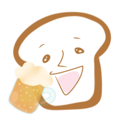 [LINEスタンプ] ありふれた食パンの感情。