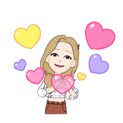 [LINEスタンプ] かわゆいおんなのこ 2