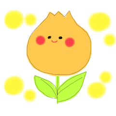 [LINEスタンプ] チューリップのはなぷぅ〜日常①〜