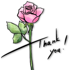 [LINEスタンプ] 使いやすい一言に薔薇を添えて！日常＆敬語