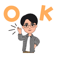 [LINEスタンプ] 普通の会話1