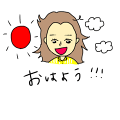 [LINEスタンプ] きいろいきいろちゃん