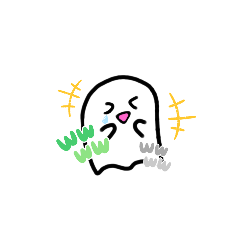 [LINEスタンプ] お化けさんでーす