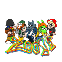 [LINEスタンプ] Zoo！！   半分使えて半分地元ノリスタンプ