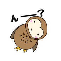 [LINEスタンプ] 幸せフクロウ モンちゃん