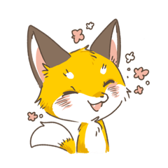 [LINEスタンプ] こぎつねのこゆきスタンプ