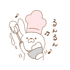 [LINEスタンプ] くいしんぼうのうさぎさん