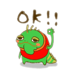 [LINEスタンプ] イグアナの日常♪♪