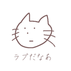 [LINEスタンプ] ねこが喋る