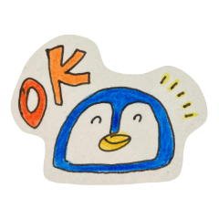 [LINEスタンプ] 毎日青ぺんぎん