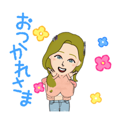 [LINEスタンプ] 話題のニーナNY.