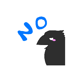 [LINEスタンプ] たくさん使えるカラススタンプ