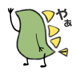 [LINEスタンプ] カオナシザウルス