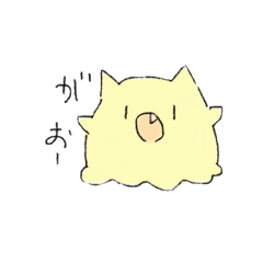 [LINEスタンプ] 脱力系パステルどうぶつ