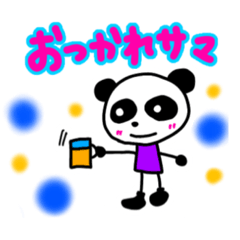 [LINEスタンプ] よく使うぱんだの日常