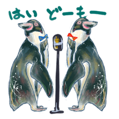 [LINEスタンプ] フンボルトペンギンたち