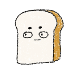 [LINEスタンプ] 言葉のないパン