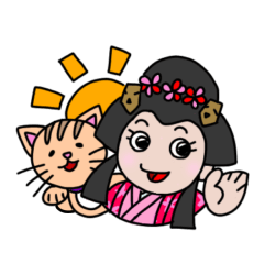 [LINEスタンプ] 【公式】前進座広報部長 ぜん姫＆やね子