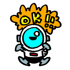 [LINEスタンプ] 宇宙飛行士の喜怒哀楽