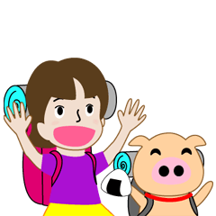 [LINEスタンプ] やまガールあきちゃんとふとちゃん3