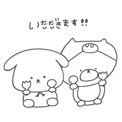 [LINEスタンプ] みちおとぴょんとなかまたち3