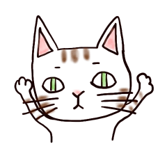 [LINEスタンプ] キジトラ猫のせんべい2