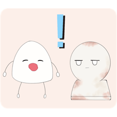 [LINEスタンプ] おにぎりともち＆おむすびくん