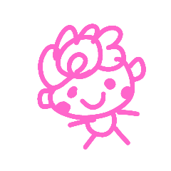 [LINEスタンプ] はなまるちゃん。がんばるみんなの応援団