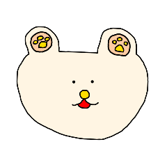 [LINEスタンプ] からし蓮根クマ