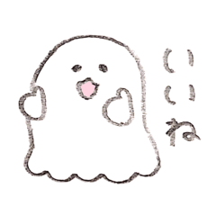 [LINEスタンプ] 毎日使えるおばけちゃん