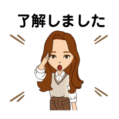 [LINEスタンプ] Balena日常敬語