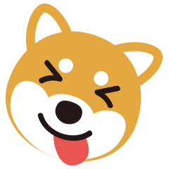 [LINEスタンプ] 柴犬の顔-01