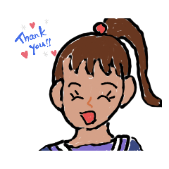 [LINEスタンプ] 女子高生スタンプ1