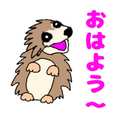 [LINEスタンプ] ハリネズミです よろしく