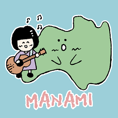 [LINEスタンプ] MANAMI「福島えがお2」発売記念スタンプ