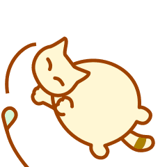 [LINEスタンプ] 『気まぐれ にゃん太』(動く)