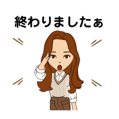 [LINEスタンプ] Balena日常敬語2