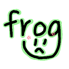 [LINEスタンプ] frooooogスタンプ