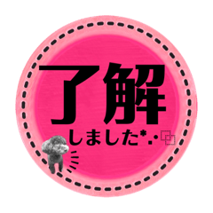 [LINEスタンプ] 吹き出し風❥毎日使えるスタンプpink❥