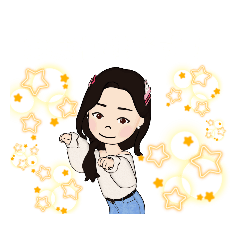 [LINEスタンプ] K-PooPに憧れる私のスタンプ