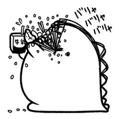 [LINEスタンプ] めたぼりっく怪獣2